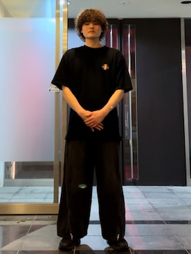 「Reebok（リーボック）のアイテム（スリッポン）」を使った、Subaruさん（メンズ・181cm）の夏コーディネート