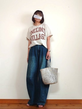 「rectangle（レクタングル）のアイテム」を使った、karen718さん（レディース・160cm）の春コーディネート