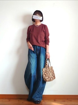 「DONOBAN（ドノバン）のアイテム」を使った、karen718さん（レディース・160cm）の秋コーディネート