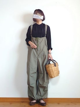 「eb.a.gos（エバゴス）のアイテム」を使った、karen718さん（レディース・160cm）の秋コーディネート