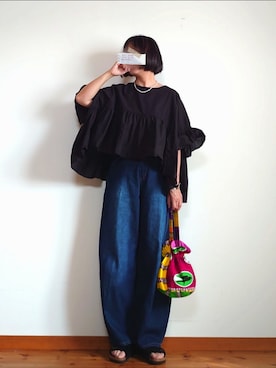 「for/c（フォーシー）のアイテム（パンツ）」を使った、karen718さん（レディース・160cm）の秋コーディネート
