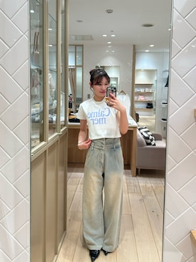 「mystic（ミスティック）のアイテム（ネックレス）」を使った、Takaraさん（レディース・166cm）の夏コーディネート