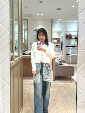 「アイテム（キャミソール）」を使った、Takaraさん（レディース・166cm）の秋コーディネート