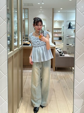 「mystic（ミスティック）のアイテム（ネックレス）」を使った、Takaraさん（レディース・166cm）の夏コーディネート