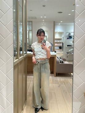 「mystic（ミスティック）のアイテム（ネックレス）」を使った、Takaraさん（レディース・166cm）の夏コーディネート