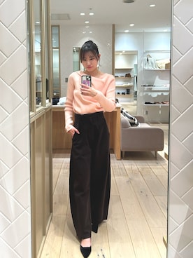 「mystic（ミスティック）のアイテム（パンプス）」を使った、Takaraさん（レディース・166cm）の秋コーディネート