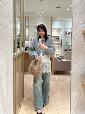 「mystic（ミスティック）のアイテム（パンプス）」を使った、Takaraさん（レディース・166cm）の秋コーディネート