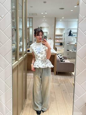 「mystic（ミスティック）のアイテム（ネックレス）」を使った、Takaraさん（レディース・166cm）の夏コーディネート