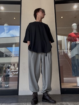 「EKAL（エカル）のアイテム」を使った、nishidaさん（メンズ・170cm）の夏コーディネート