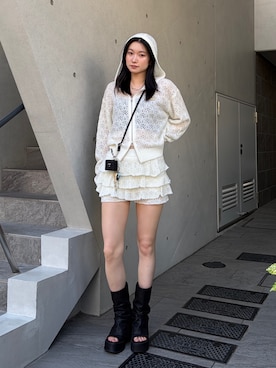 塩山茉莉亜さん(レディース・169cm)の夏コーディネート