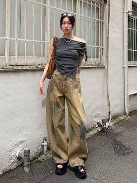 塩山茉莉亜さん(レディース・169cm)の夏コーディネート