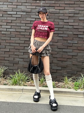 塩山茉莉亜さん（レディース・169cm）の夏コーディネート