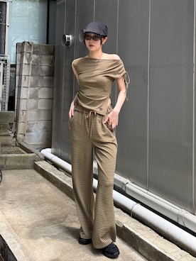 塩山茉莉亜さん(レディース・169cm)の夏コーディネート