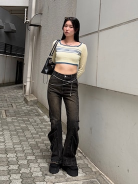 塩山茉莉亜さん(レディース・169cm)の秋コーディネート