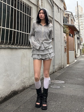 塩山茉莉亜さん（レディース・169cm）の春コーディネート