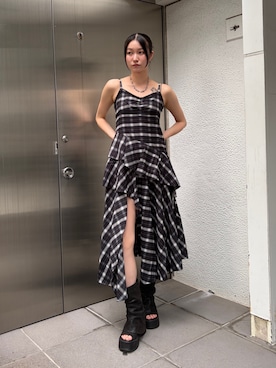 塩山茉莉亜さん（レディース・169cm）の夏コーディネート