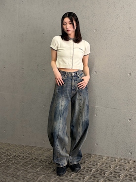 塩山茉莉亜さん(レディース・169cm)の夏コーディネート