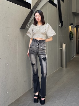 塩山茉莉亜さん（レディース・169cm）の春コーディネート