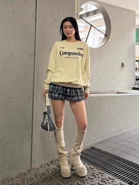 塩山茉莉亜さん(レディース・169cm)の秋コーディネート