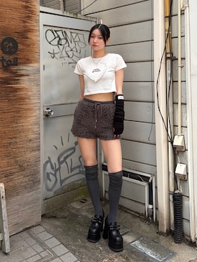 塩山茉莉亜さん(レディース・169cm)の夏コーディネート