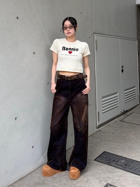 塩山茉莉亜さん(レディース・169cm)の夏コーディネート