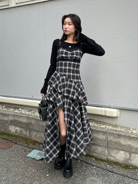 塩山茉莉亜さん（レディース・169cm）の冬コーディネート