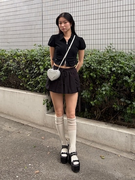 塩山茉莉亜さん(レディース・169cm)の夏コーディネート