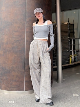 塩山茉莉亜さん（レディース・169cm）の春コーディネート