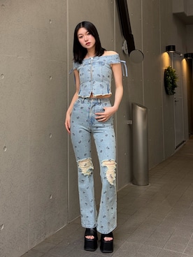 塩山茉莉亜さん（レディース・169cm）の春コーディネート