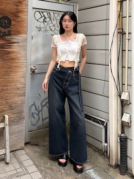 塩山茉莉亜さん(レディース・169cm)の夏コーディネート