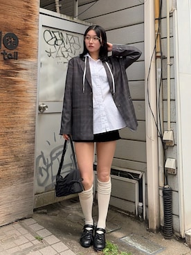 塩山茉莉亜さん（レディース・169cm）の春コーディネート