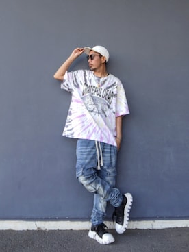 「ROYAL FLASH（ロイヤルフラッシュ）のアイテム」を使った、hasshi(ハッシー)さん（メンズ・173cm）の夏コーディネート