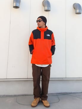 「アイテム（ニットキャップ/ビーニー）」を使った、hasshi(ハッシー)さん（メンズ・172cm）の秋コーディネート