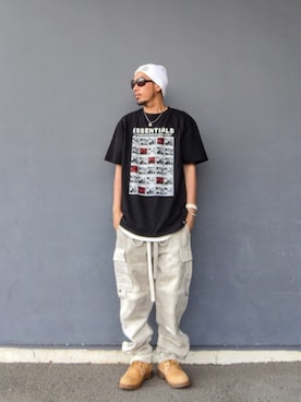 「MM6 Maison Margiela（ｴﾑｴﾑｼｯｸｽ ﾒｿﾞﾝ ﾏﾙｼﾞｪﾗ）のアイテム」を使った、hasshi(ハッシー)さん（メンズ・173cm）の夏コーディネート