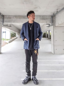 hasshi(ハッシー)さん（メンズ・173cm）の春コーディネート