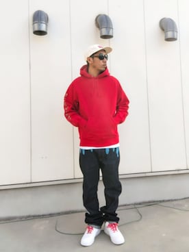 「アイテム（タンクトップ）」を使った、hasshi(ハッシー)さん（メンズ・172cm）の秋コーディネート