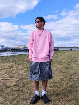 「アイテム（ハンチング/ベレー帽）」を使った、hasshi(ハッシー)さん（メンズ・172cm）の秋コーディネート