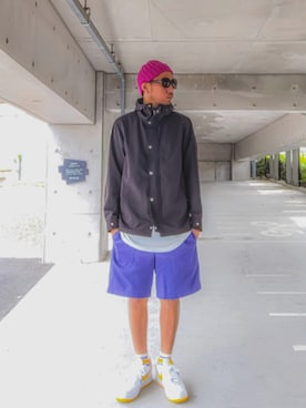 「アイテム（ニットキャップ/ビーニー）」を使った、hasshi(ハッシー)さん（メンズ・172cm）の秋コーディネート
