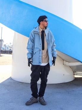 hasshi(ハッシー)さん（メンズ・172cm）の冬コーディネート