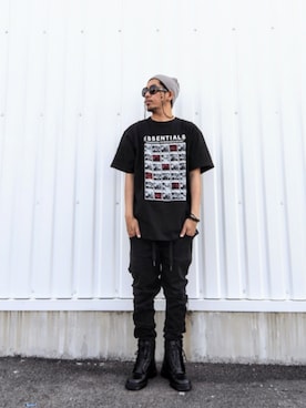 「Y-3(ワイスリー)のアイテム」を使った、hasshi(ハッシー)さん(メンズ・173cm)の春コーディネート