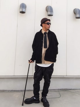 「アイテム（タンクトップ）」を使った、hasshi(ハッシー)さん（メンズ・172cm）の秋コーディネート