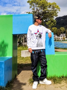 「アイテム（タンクトップ）」を使った、hasshi(ハッシー)さん（メンズ・172cm・40代）の秋コーディネート