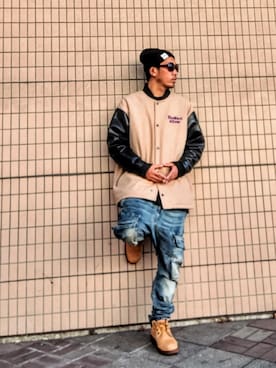 「アイテム（帽子）」を使った、hasshi(ハッシー)さん（メンズ・172cm・40代）の冬コーディネート