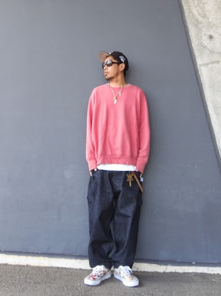 「Supreme (シュプリーム)のSupreme World Famous S Logo 6-Panel (25SS)(キャップ)」を使った、hasshi(ハッシー)さん(メンズ・173cm)の秋コーディネート