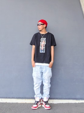 「アイテム（アクセサリー）」を使った、hasshi(ハッシー)さん（メンズ・173cm）の夏コーディネート