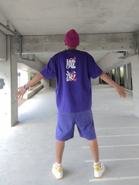 「NIKE（ナイキ）のアイテム」を使った、hasshi(ハッシー)さん（メンズ・172cm）の夏コーディネート