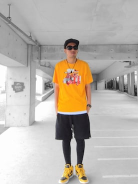 「アイテム（タンクトップ）」を使った、hasshi(ハッシー)さん（メンズ・172cm・40代）の夏コーディネート