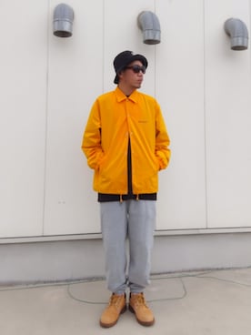 「アイテム（Tシャツ/カットソー）」を使った、hasshi(ハッシー)さん（メンズ・172cm）の秋コーディネート