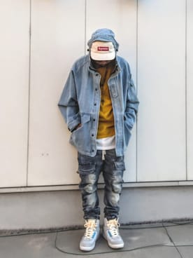 「アイテム（その他アウター）」を使った、hasshi(ハッシー)さん（メンズ・172cm）の秋コーディネート