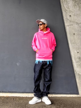 「アイテム（スニーカー）」を使った、hasshi(ハッシー)さん（メンズ・172cm・40代）の秋コーディネート